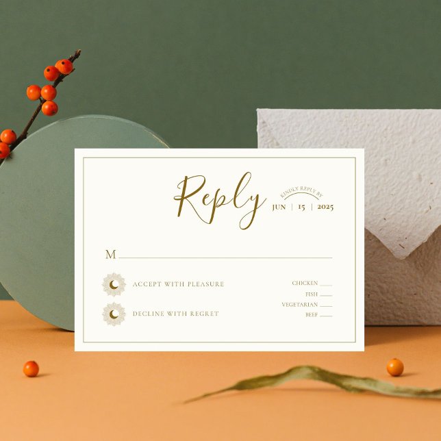 Carte de réponse intemporelle Sun et Moon (Créateur téléchargé)