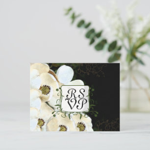 Carte de réponse Magnolia