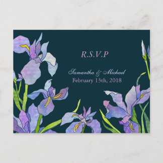 Carte de réponse mariage