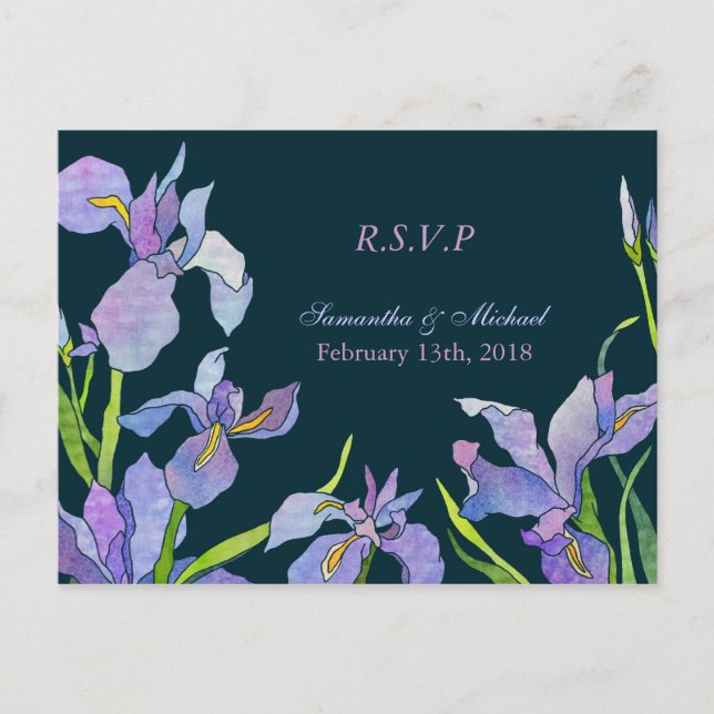 Carte de réponse mariage (Devant)