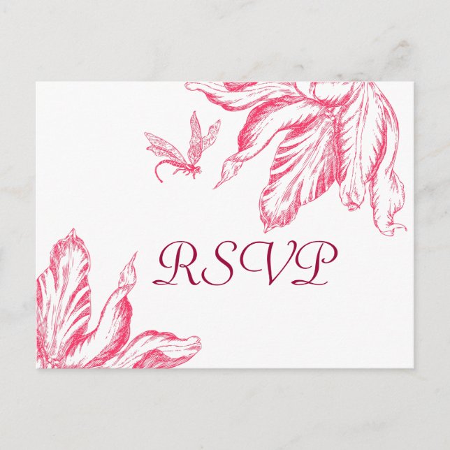 Carte de réponse mariage (Devant)