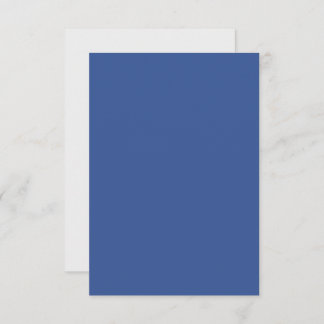 Carte de réponse minimaliste personnalisée – Bleue