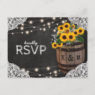 Carte de réponse pour invitation de mariage au vig