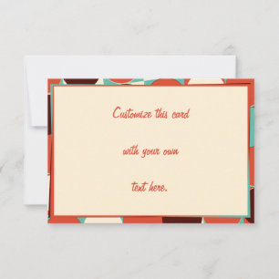 Carte de réponse rétroactive 5 x 3,5