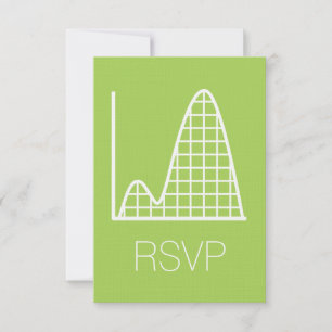 Carte de réponse RSVP 'Ça s'additionne en Péridot'
