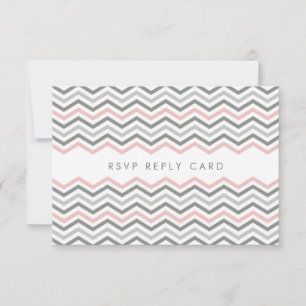CARTE DE RÉPONSE RSVP :: chevron1 2