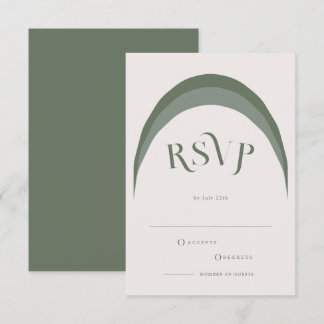Carte de réponse RSVP Crazy Now