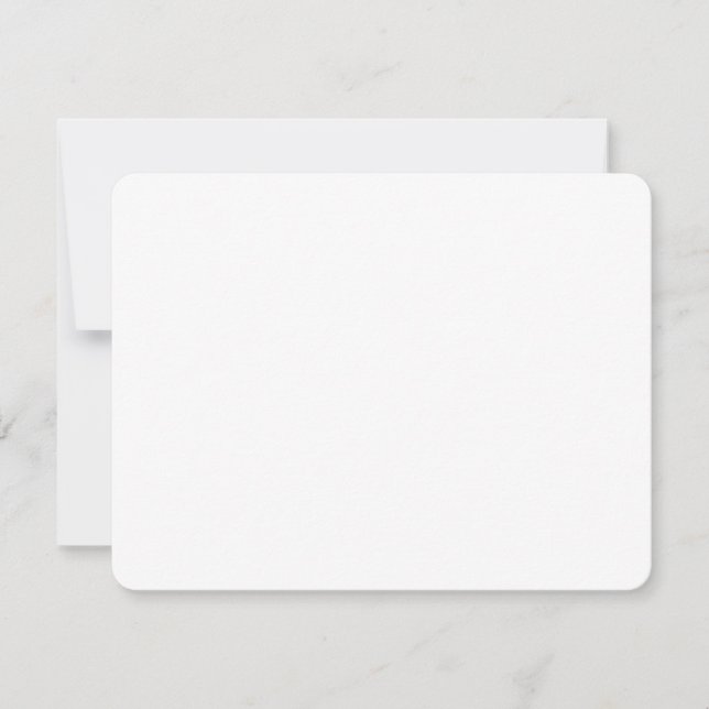 Carte de réponse RSVP de mariage arrondie 4,25 po  (Devant)