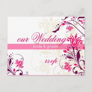 CARTE DE RÉPONSE RSVP :: lily
