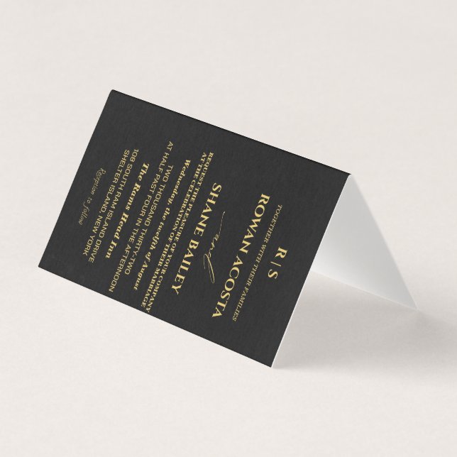 Carte de réponse RSVP pour invitation de mariage n (Front)