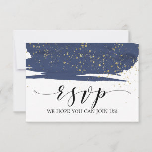 Carte de réponse RSVP pour le site web de mariage