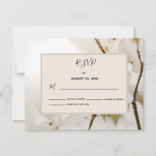 Carte de réponse RSVP Soft Floral Wedal
