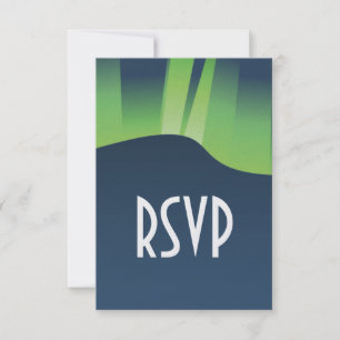 Carte de réponse RSVP Winter Wonderland