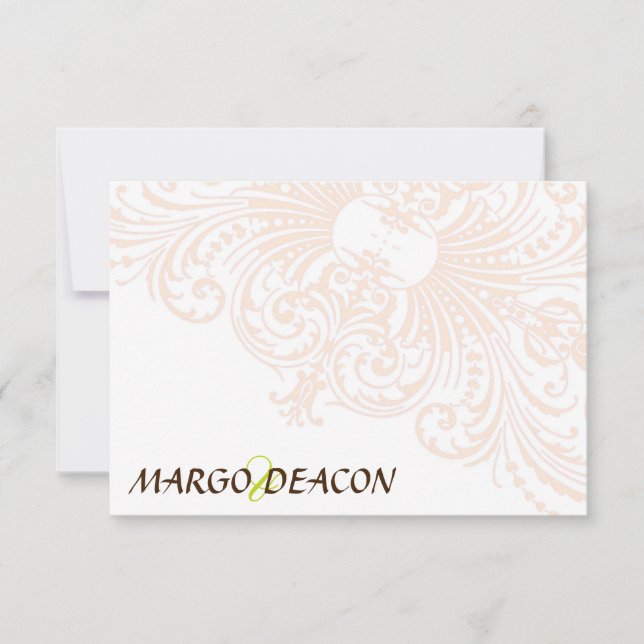 Carte de réponse Scarlett (Devant)