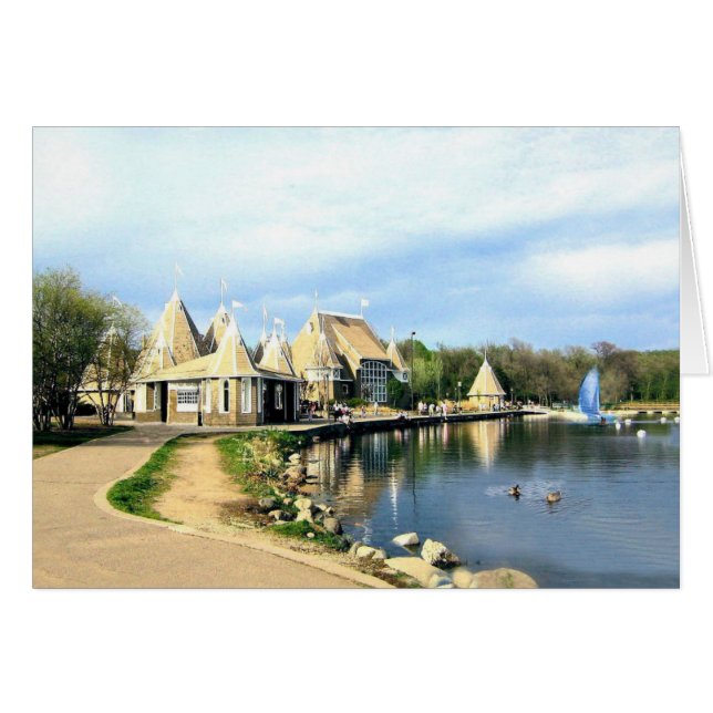 CARTE DE REPRÉSENTATION : Lac Harriet, Pls, MN_Car (Devant horizontal)
