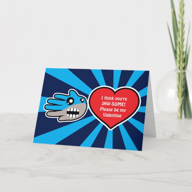 Carte de requin Jawsome de Valentine (Devant)