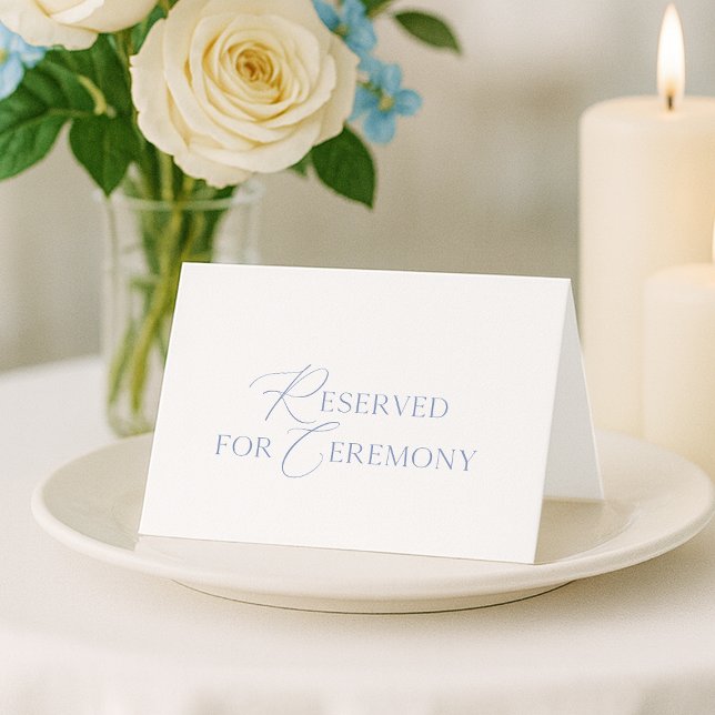 Carte de réservation de siège de mariage « Réservé (Créateur téléchargé)