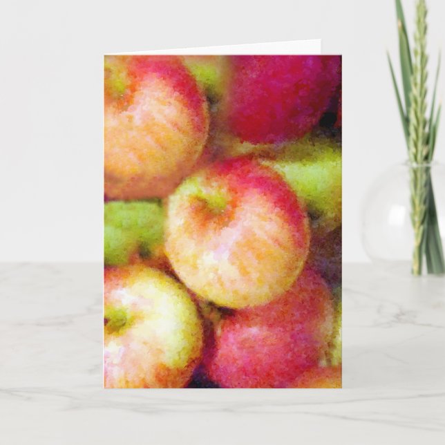 CARTE DE RÉSERVE : Pommes aux pommes (Devant)