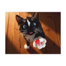 Carte de rétablissement drôle | Le chat vous livre