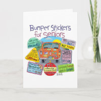 Carte de retrait amusante - Stickers pare-chocs