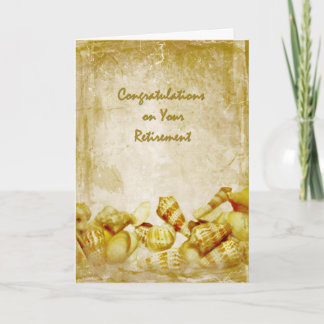 Carte de retrait Antique Sea Shells