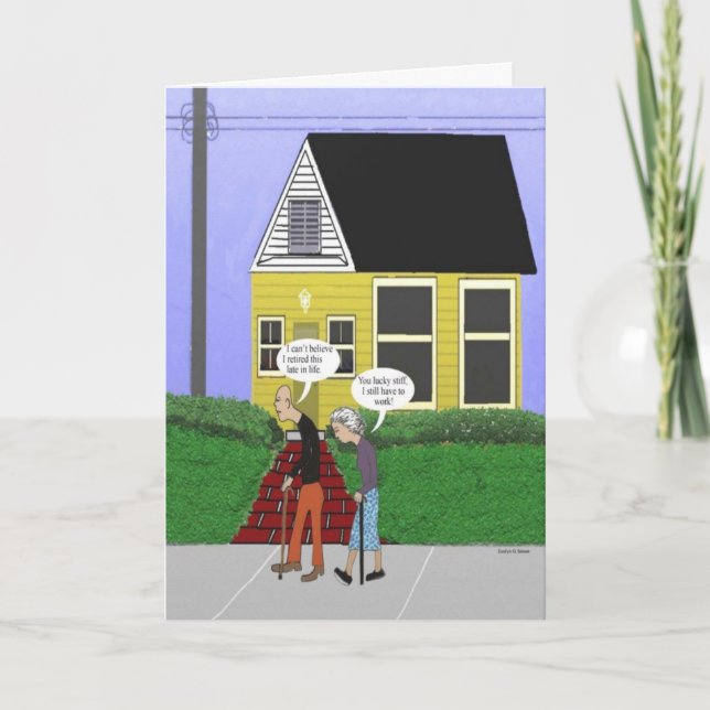 Carte de retraite amusante (Devant)