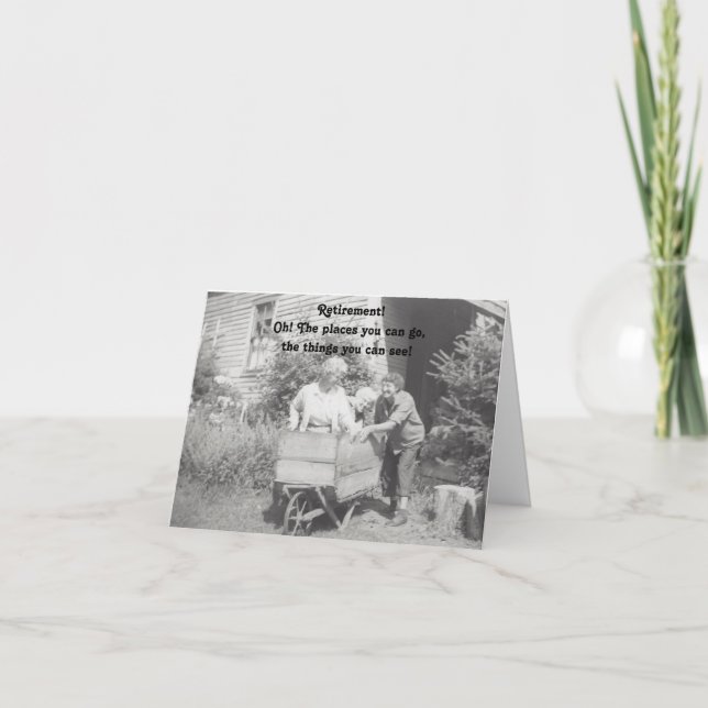 Carte de retraite amusante (Devant)