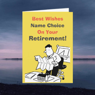 Carte de retraite de l'architecte ou du urbaniste