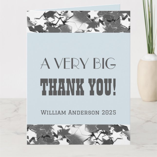 Carte de retraite d'évaluation des employés étoile (Devant)