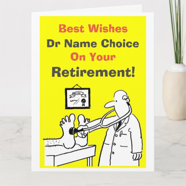 Carte de retraite Doctor Best Wives (Devant)