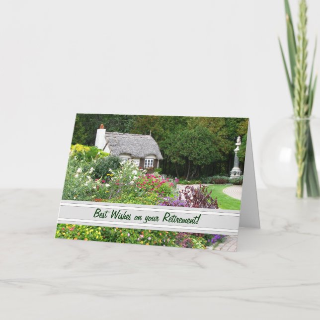 Carte de retraite du jardin anglais (Devant)