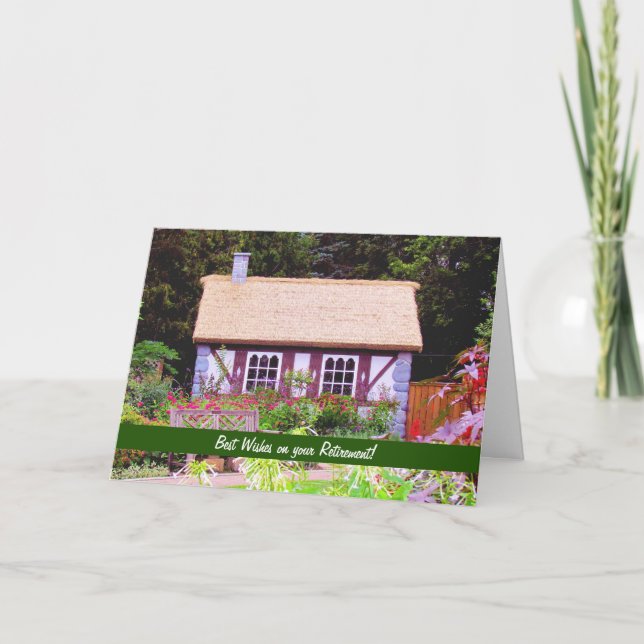 Carte de retraite du jardin anglais (Devant)