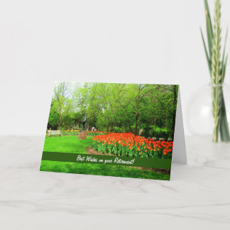 Carte de retraite du jardin anglais