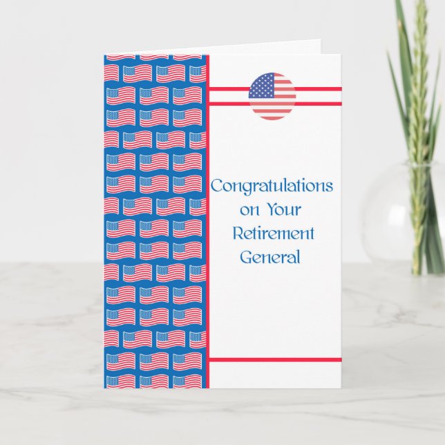 Carte de retraite pour Général (Devant)