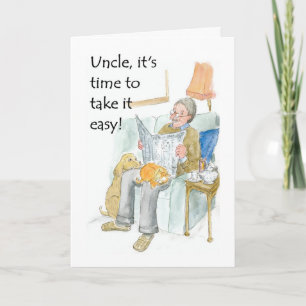 Carte de retraite pour un oncle