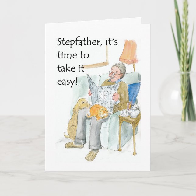 Carte de retraite pour un Stepfather (Devant)