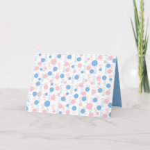 Carte de révélation de genre pour garçon