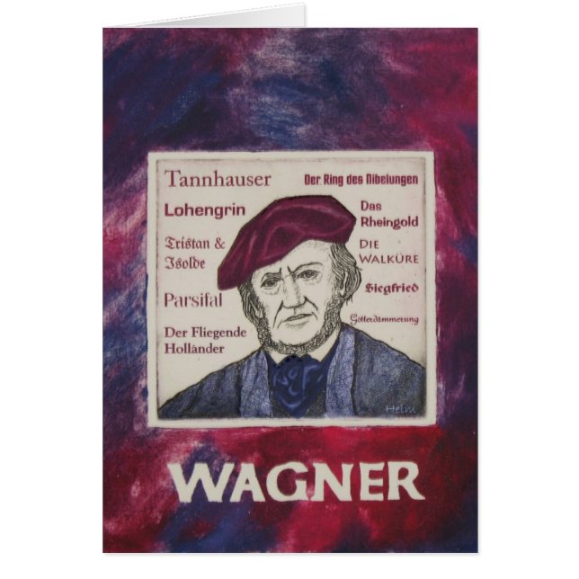 Carte de Richard Wagner (Devant)