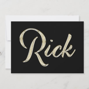 Carte de Rick White Gold