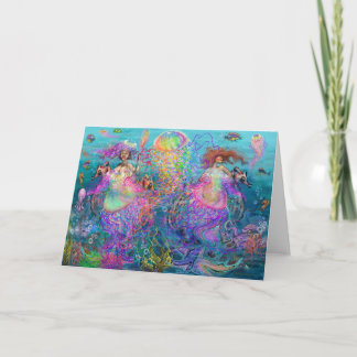 Carte de robe de marionnette Rainbow Jellfish