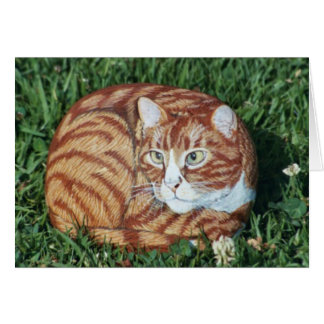 Carte de roche de chat de "jaspe"