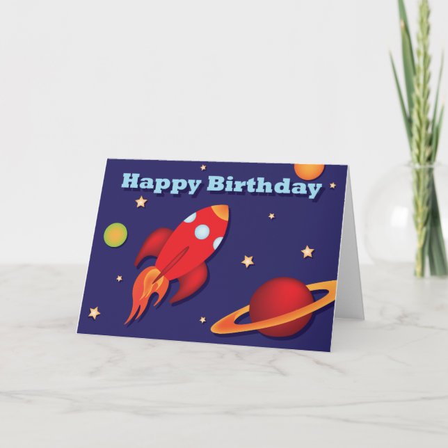 Carte de Rocket Birthday (Devant)