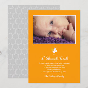 Carte de Rosh Hashanah Colombe de la Paix Shana To