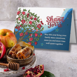 Carte de Rosh Hashanah Shana Tova Grenadier