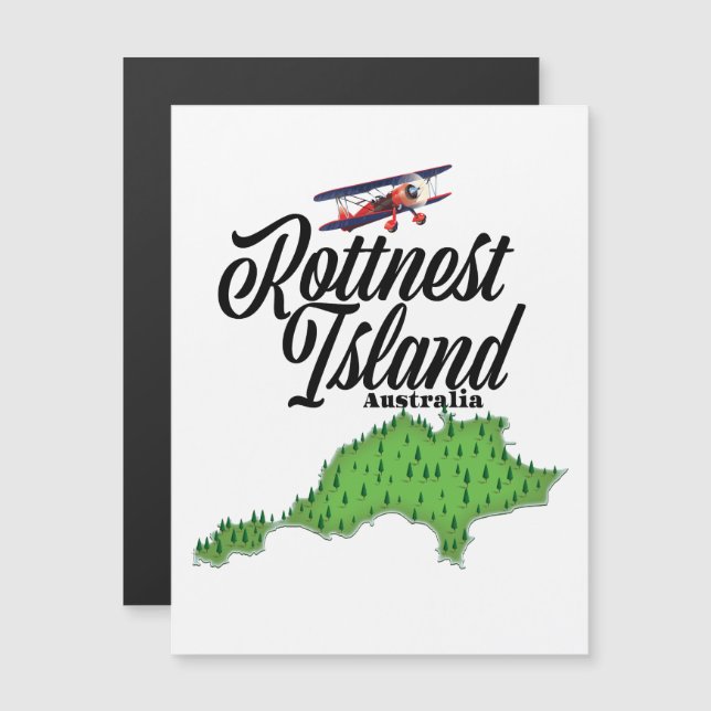 Carte de Rottnest Island Australie (Devant / Derrière)