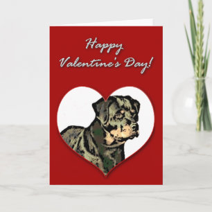 Carte de Rottweiler Valentines