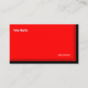 Carte de rouges faisante le coin