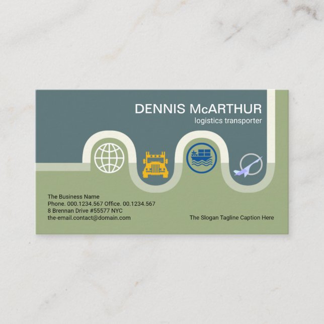 Carte de route Creative Winative Type logistique I (Devant)