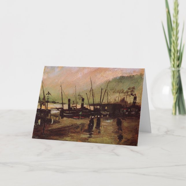Carte De Ruijterkade in Amsterdam par Vincent van Gogh (Devant)