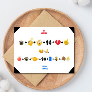 Carte de rupture Emoji